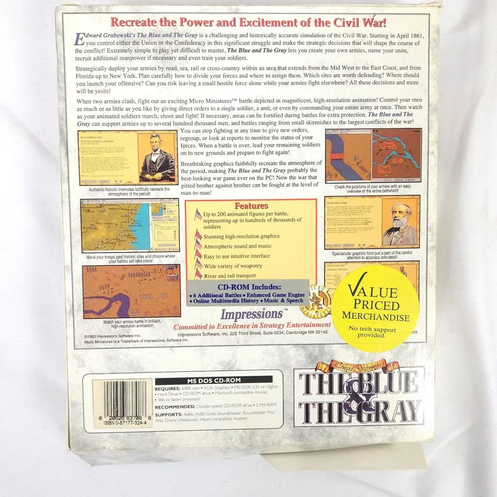 The Blue & The Gray: Impressions Big Box CD Version Edward‎ Grabowski